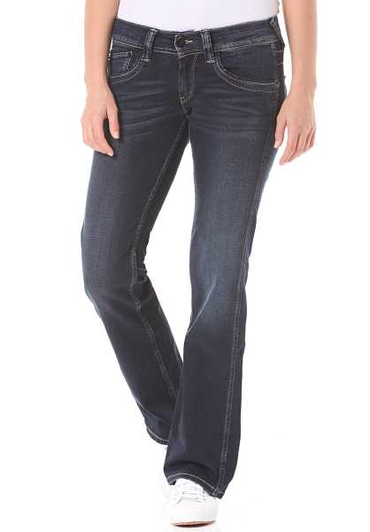 Pepe Sottile Jeans Olympia - Blu Donna Sottile Jeans (R4722)